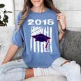 High School Graduation T Shirt Flag College Graduation Women's Comfort Colors T-Shirt Blue Jean