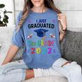 I Just Graduated 5th Grade Graduation Class 2022 Graduate Women's Comfort Colors T-Shirt Blue Jean