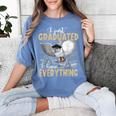 I Just Graduated I Know Everything Graduation Women's Comfort Colors T-Shirt Blue Jean