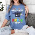 I Just Officially Graduated Pre k Graduation 2024 Pre-K Kids Women's Comfort Colors T-Shirt Blue Jean