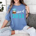 Kids Class Of 2031 Graduation Year T-Shirt Back To School Women's Comfort Colors T-Shirt Blue Jean
