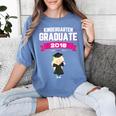 Kids Kindergarten Graduate 2018 Graduation Girls Women's Comfort Colors T-Shirt Blue Jean