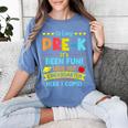 Kids So Long PRE-K It's Been Fun Graduation Women's Comfort Colors T-Shirt Blue Jean
