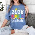 Kindergarten Graduate 2026 Preschool Graduation Kid Boy Girl Women's Comfort Colors T-Shirt Blue Jean