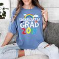 Kindergarten Graduation 2018 Last Day Of School Women's Comfort Colors T-Shirt Blue Jean