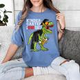 Kindergarten Grawrduate Dinosaur Graduation Cap Shirt Women's Comfort Colors T-Shirt Blue Jean