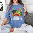 Kindergarten Level Complete Last Day Of School Graduation Women's Comfort Colors T-Shirt Blue Jean