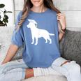 Labrador Retriever Graduation Dog Graduate For Men Women Kids Women's Comfort Colors T-Shirt Blue Jean