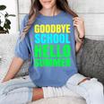 Last Day Of School Shirt Teacher Tee Graduation Women's Comfort Colors T-Shirt Blue Jean
