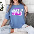 Makeup Artist Beauty Cosmetologist Graduation T-Shirt Women's Comfort Colors T-Shirt Blue Jean
