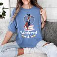 Mastered It Black Girl Masters Degree Graduation Black Queen Women's Comfort Colors T-Shirt Blue Jean