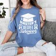 Master's Degree Survivor College Graduation Women's Comfort Colors T-Shirt Blue Jean