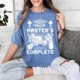 Master's Level Complete College Graduation Women's Comfort Colors T-Shirt Blue Jean