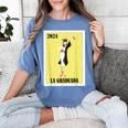 Mexican For Graduation La Graduada 2024 Women's Comfort Colors T-Shirt Blue Jean