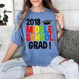 Middle School Graduation Class Of 2018 Shirt Women's Comfort Colors T-Shirt Blue Jean