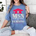 Msn Master Of Science In Nursing College Graduation Premium Tri-Blend Women's Comfort Colors T-Shirt Blue Jean
