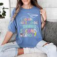 Next Stop 2nd Grade 1st First Grade Graduation Last Day Women's Comfort Colors T-Shirt Blue Jean