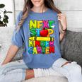 Next Stop Kindergarten Preschool Graduation 2023 Boys Girls Women's Comfort Colors T-Shirt Blue Jean
