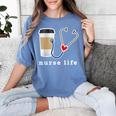 Nurse Life Graphic Nursing School Graduation Women's Comfort Colors T-Shirt Blue Jean Nurse Life Graphic Nursing School Graduation Women's Comfort Colors T-Shirt Blue Jean
