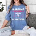 Nursing School Graduation Shirt Women's Comfort Colors T-Shirt Blue Jean