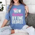 One Degree Hotter Class Of 2018 Graduation T-Shirt Women's Comfort Colors T-Shirt Blue Jean