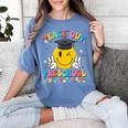 Peace Out Preschool Graduation Last Day Teachers Boys Girls Women's Comfort Colors T-Shirt Blue Jean