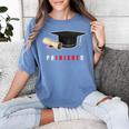 PhD Graduation Celebration For Finished Phd Grad Men Women Women's Comfort Colors T-Shirt Blue Jean