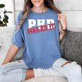 PHD Nailed It Graduation Doctorate Graduate Women's Comfort Colors T-Shirt Blue Jean