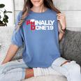 Phinally Done Graduation 2019 Phd Shirt Women's Comfort Colors T-Shirt Blue Jean