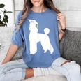 Poodle Graduation Dog Graduate Women's Comfort Colors T-Shirt Blue Jean
