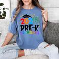 Pre-K Graduate 2025 Preschool Graduation Class Of 2025 Kids Women's Comfort Colors T-Shirt Blue Jean