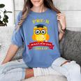 Pre-K Graduation 2018 Cute Owl Women's Comfort Colors T-Shirt Blue Jean