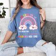 Pre k Graduation Class 2025 Graduate Pre-k Rainbow Girls Women's Comfort Colors T-Shirt Blue Jean