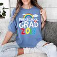 Preschool Graduation 2018 Last Day School Pre K Women's Comfort Colors T-Shirt Blue Jean