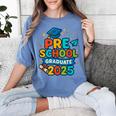 Preschool Graduation 2025 Pre-k Graduate Kids Boys Girls Women's Comfort Colors T-Shirt Blue Jean
