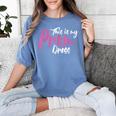 This Is My Prom Dress Shirt Senior Graduation Cute Tee Women's Comfort Colors T-Shirt Blue Jean