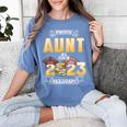 Proud Aunt Of A Class Of 2023 Graduate Graduation Women Women's Comfort Colors T-Shirt Blue Jean