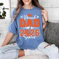 Proud Dad Of A 2026 Senior Basketball Graduation Family Women's Comfort Colors T-Shirt Blue Jean