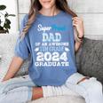 Proud DAD Of A 5th Grade Graduate 2024 Elementary Graduation Women's Comfort Colors T-Shirt Blue Jean