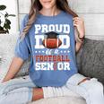 Proud Dad Of a Football Senior 2026 Graduation Women's Comfort Colors T-Shirt Blue Jean