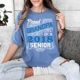 Proud Grandpa Of 2018 Senior T-Shirt Student Graduation Women's Comfort Colors T-Shirt Blue Jean
