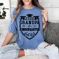 Proud Grandpa Of a Kindergarten Grad Graduation Shirt Women's Comfort Colors T-Shirt Blue Jean