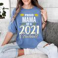 Proud Mama Of A 2021 Graduate Graduation Clothes MBA PhD Women's Comfort Colors T-Shirt Blue Jean