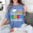 Proud Mom Of A 2023 Graduate Senior 2023 Graduation 23 Women's Comfort Colors T-Shirt Blue Jean