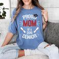 Proud Mom Mother Of a 2019 Graduate TShirt Graduation Women's Comfort Colors T-Shirt Blue Jean
