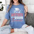 Proud Mother Of 2025 College Graduate Family Graduation Women's Comfort Colors T-Shirt Blue Jean
