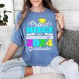 Proud Niece Of Kindergarten Graduate 2024 Graduation Niece Women's Comfort Colors T-Shirt Blue Jean
