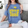 Proud Sister In Law Of 2022 Graduate Class 2022 Graduation Women's Comfort Colors T-Shirt Blue Jean