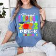 Proud Step-Dad Of 2023 Pre-K Graduate Fathers Day Graduation Women's Comfort Colors T-Shirt Blue Jean