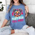 Puerto Rican Latina Social Worker MSW Masters Graduation Women's Comfort Colors T-Shirt Blue Jean